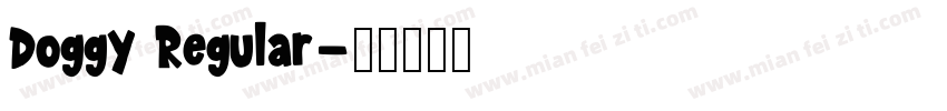 Doggy Regular字体转换